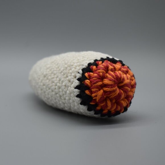 Handcrafted Crochet Catnip Doobie Cat Toy - Picture 3 of 7